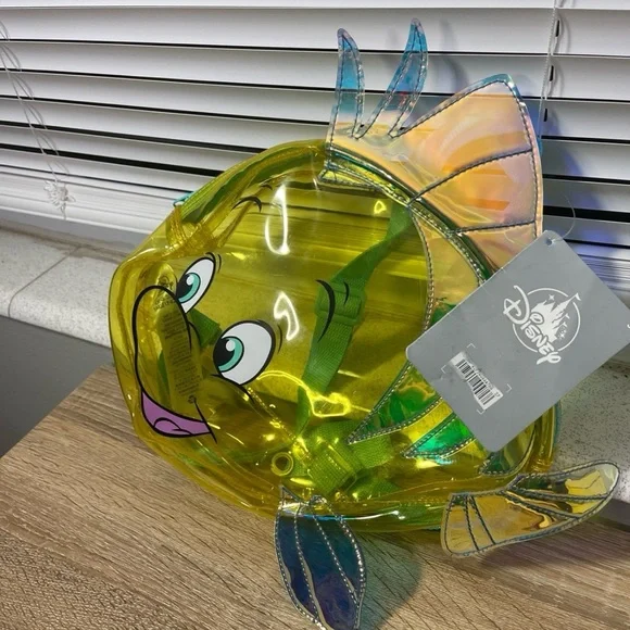 Disney Parks Flounder Backpack - Picture 1 of 5